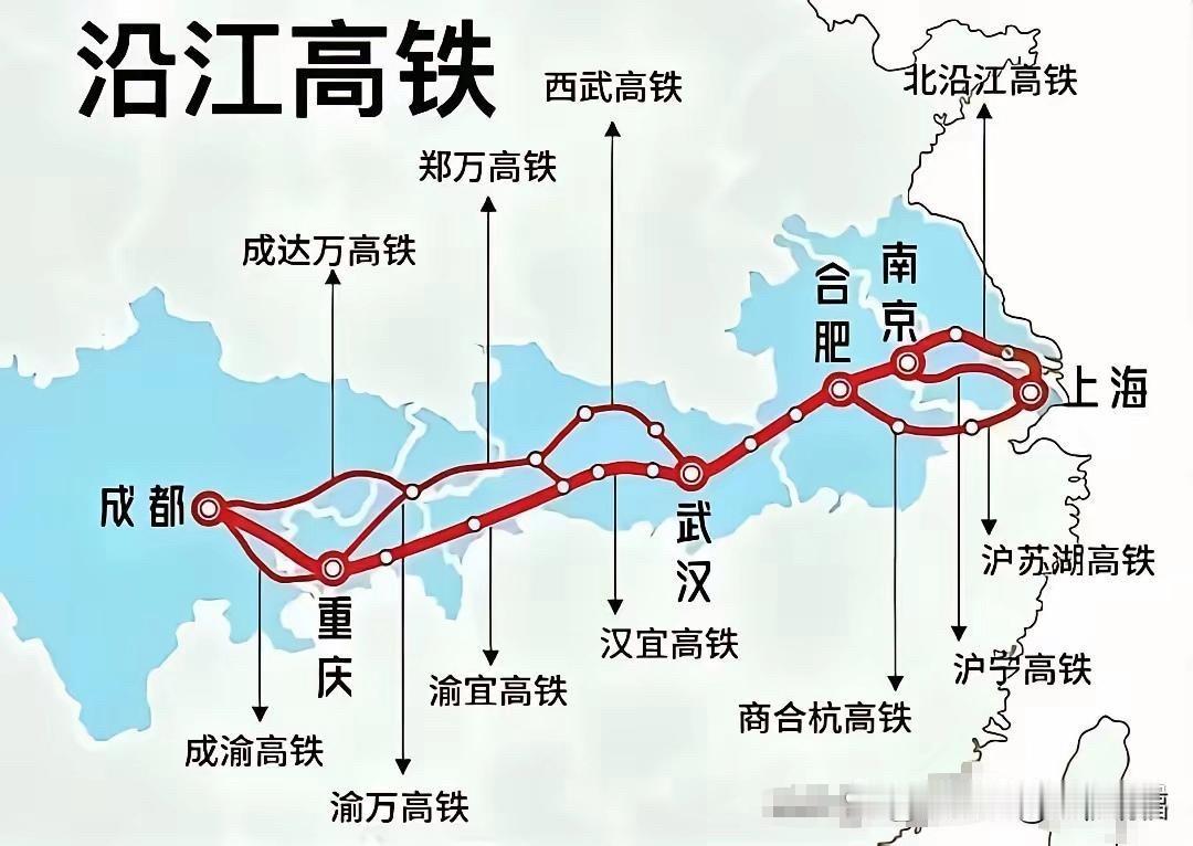 回望沪汉蓉大通道！当年首要目标就是解决沿江铁路从无到有 说起沪汉蓉快速大通道，很