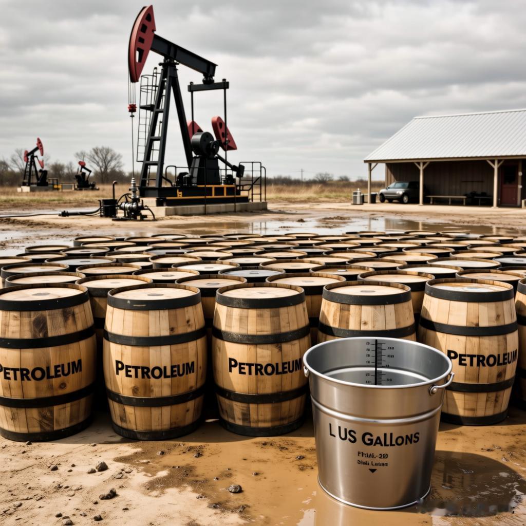 一提到石油，不论是电视新闻还是各种媒体信息上都是某某国家生产了多少万桶，一天卖了