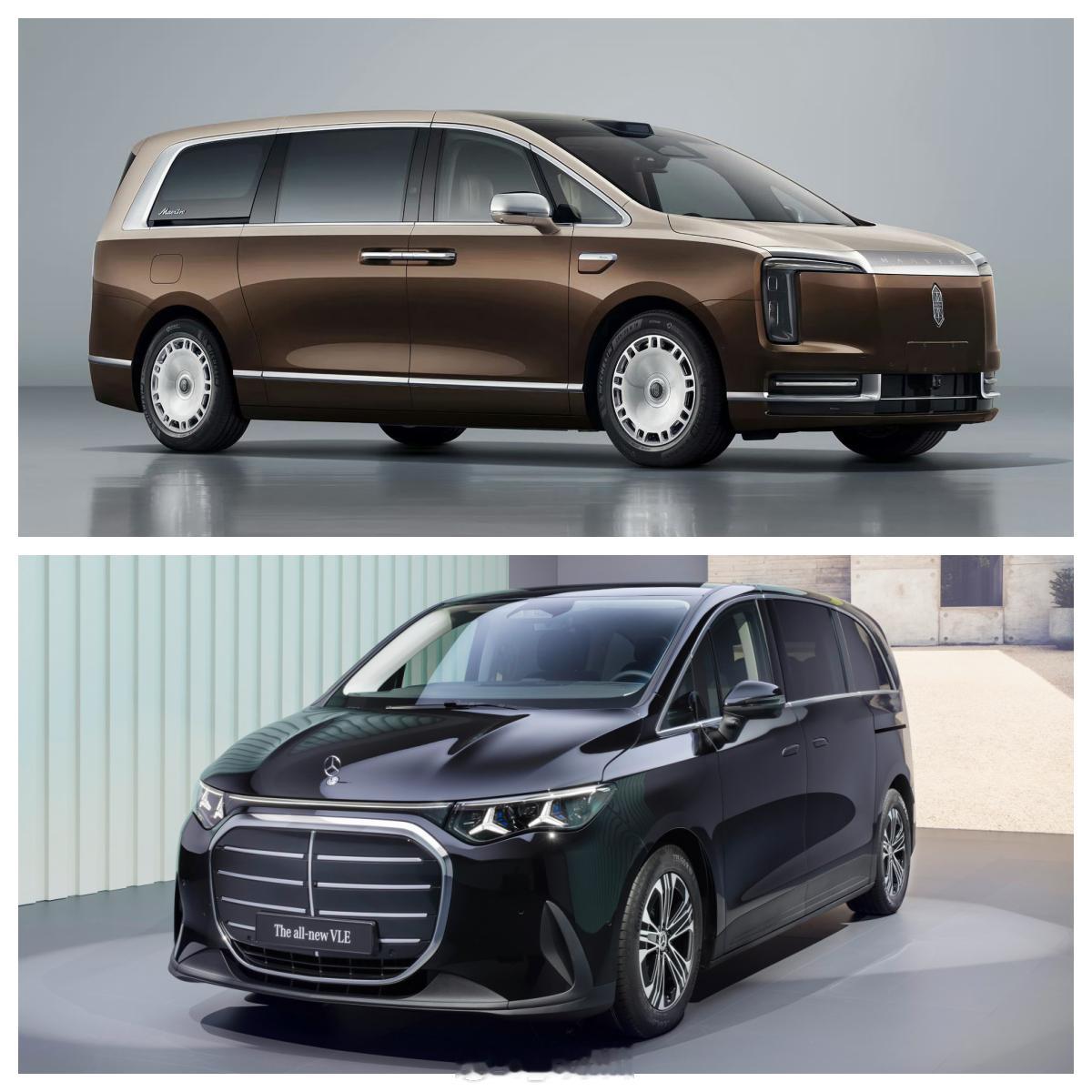 尊界V800奔驰纯电VLE 豪华MPV “V” 系之战：二选一，尊界V800还是