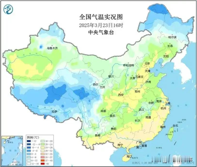 郑州33℃跌到13℃，气温过山车真相有点意外，原来寒潮这么猛！
这几天热得我都怀