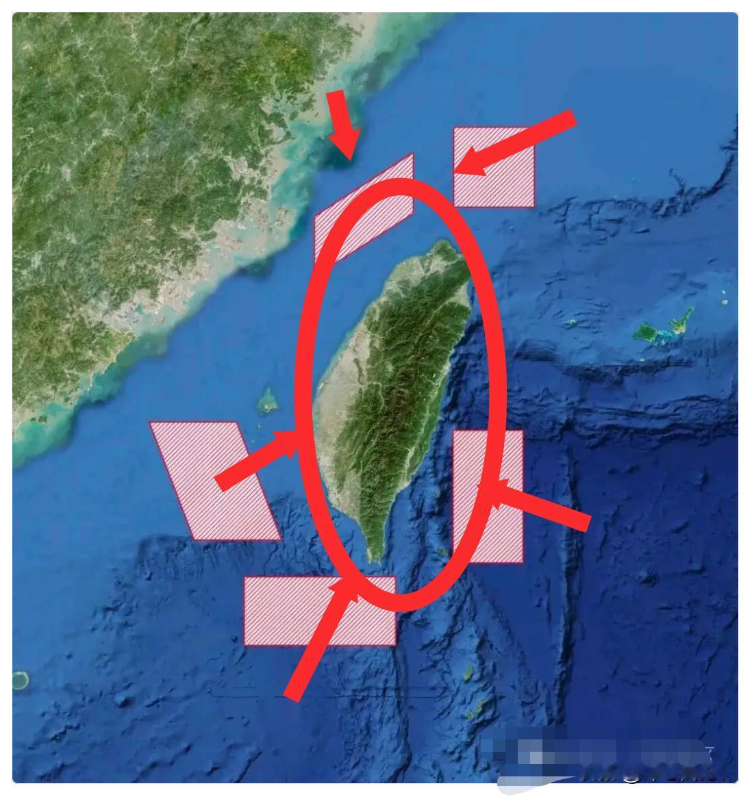 演习啦！把台湾围成“鳖”！台独分子作死，挑衅一次，我们加压一次。台独分子作死到底