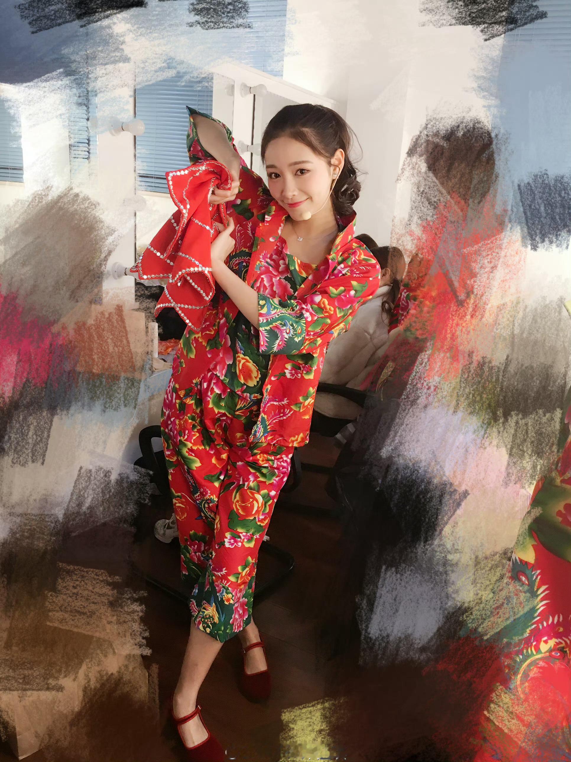 小琪琪的村花造型哈哈哈👀❤️💚 