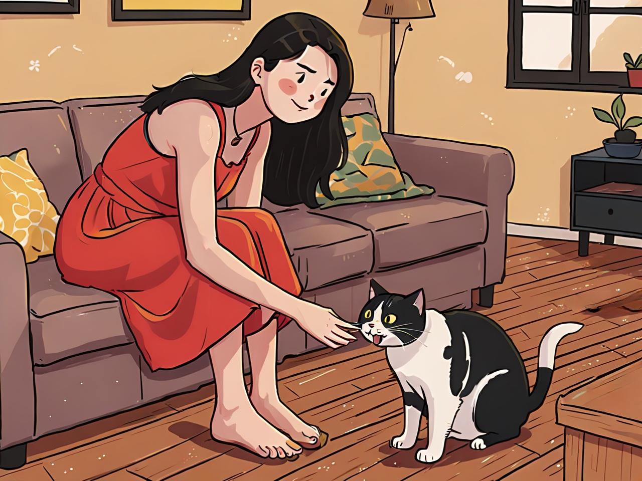 有这4个表现，说明猫已经彻底离不开你了！

1.在你面前毫无戒备地露出肚皮
肚皮