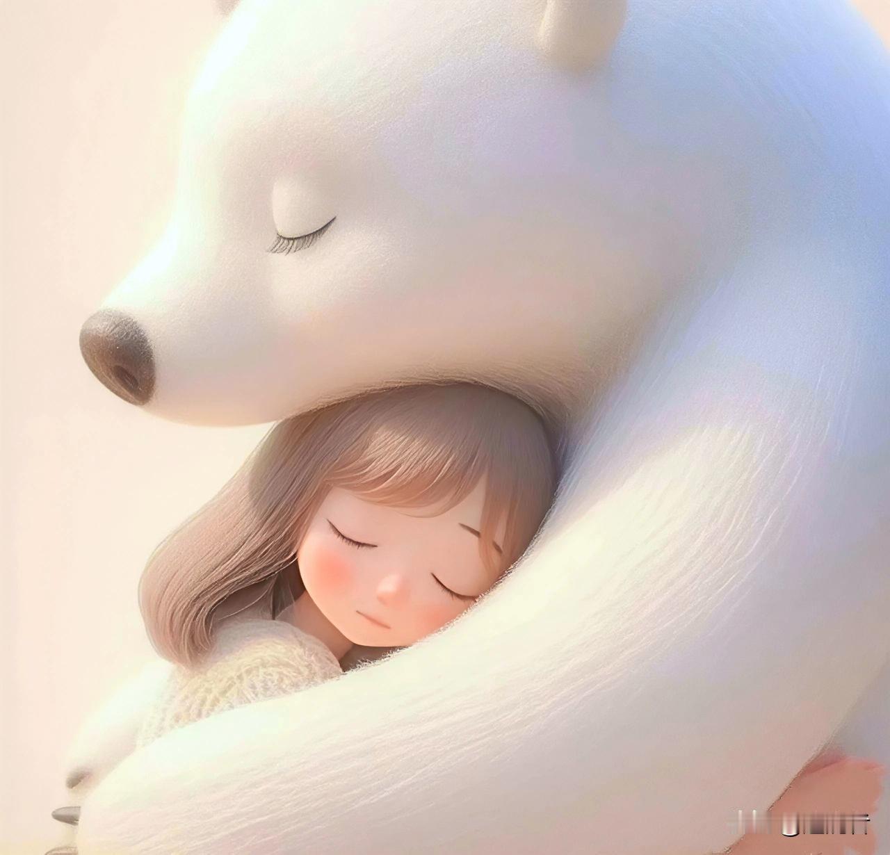 我们总在安慰别人‘会好的’，却忘了对自己说这句话。今晚，让双臂成为最温柔的树洞，