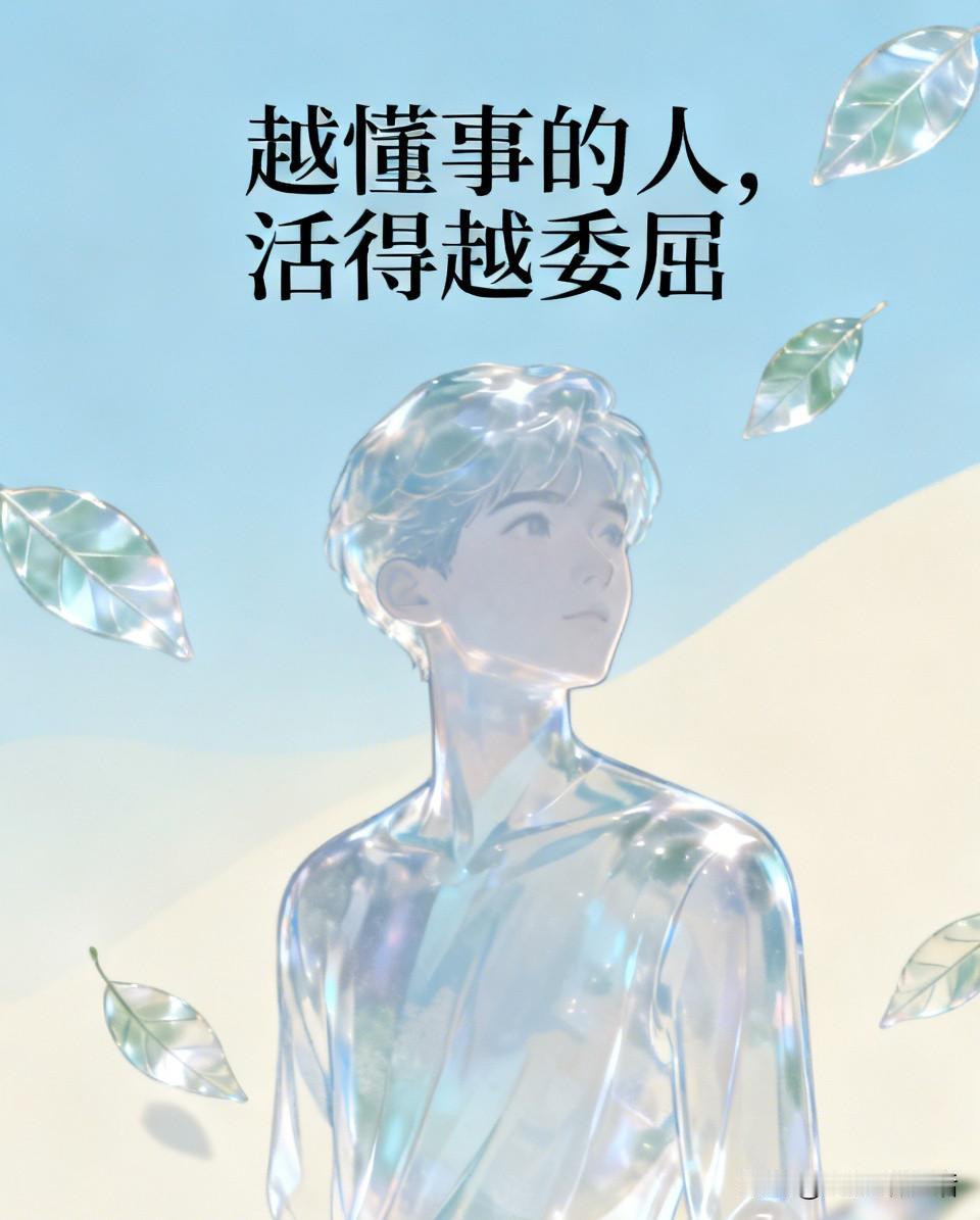越懂事的人 活得越委屈
不知道大家发现了吗
越懂事的人 往往活得越委屈
真的是现