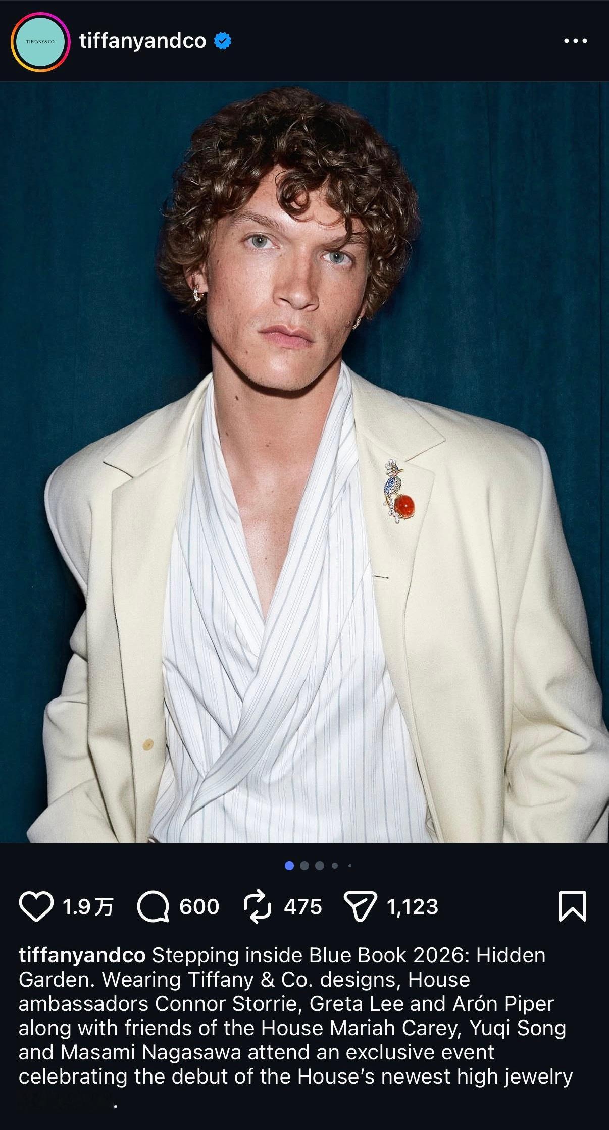 凭借剧集《巅峰对决》大爆的美国男演员 Connor Storrie 正式成为 T