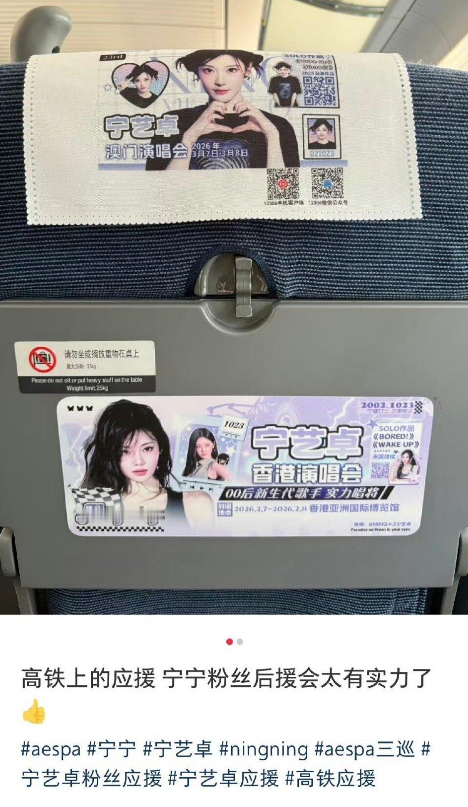 宁艺卓生日应援高铁 ​​​