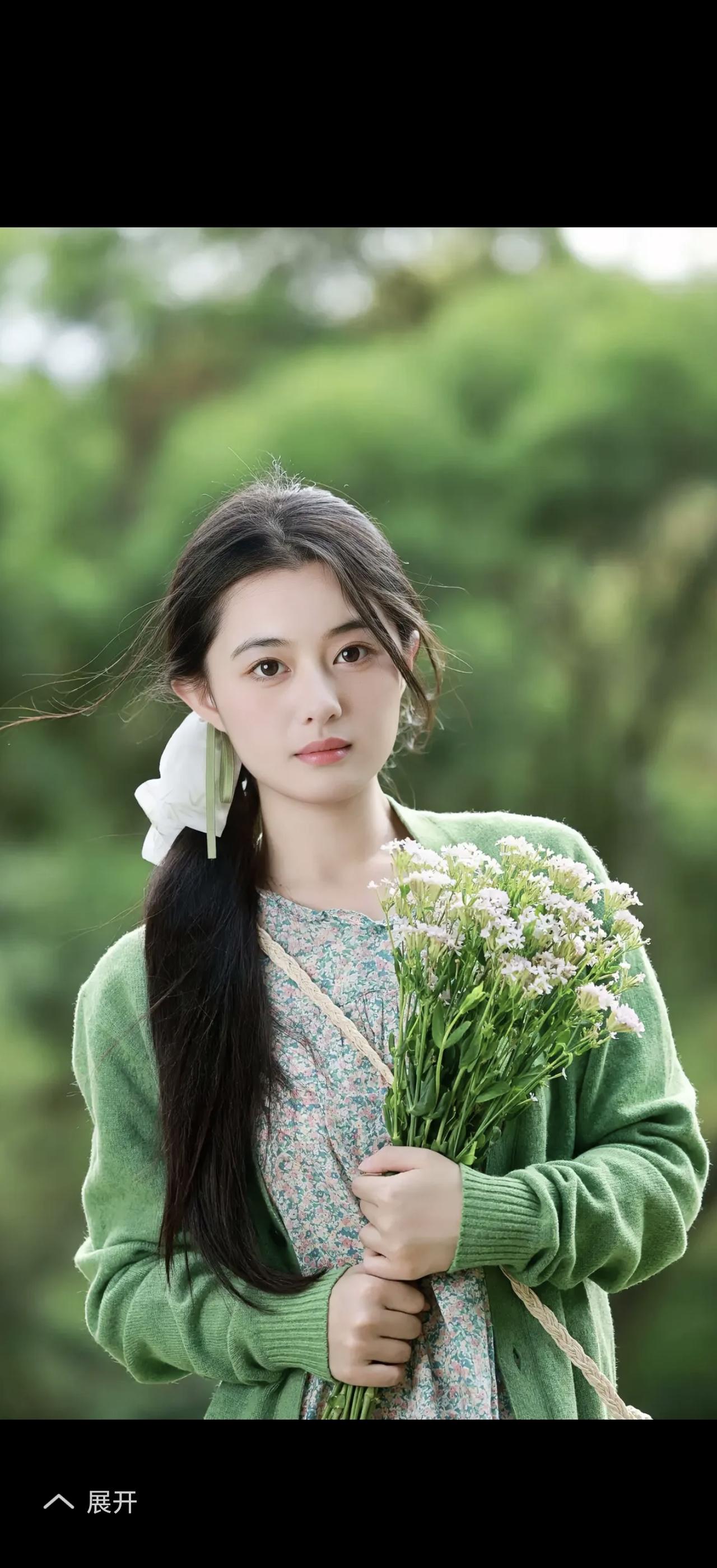 春日花束，清新自然，绿意盎然，少女情怀
