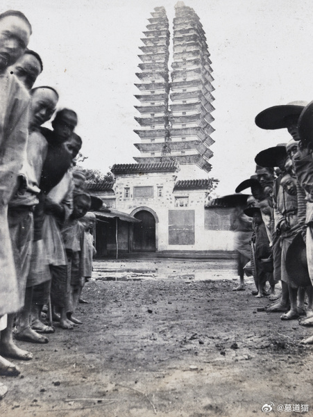 龙兴寺塔，1908年 ​​​