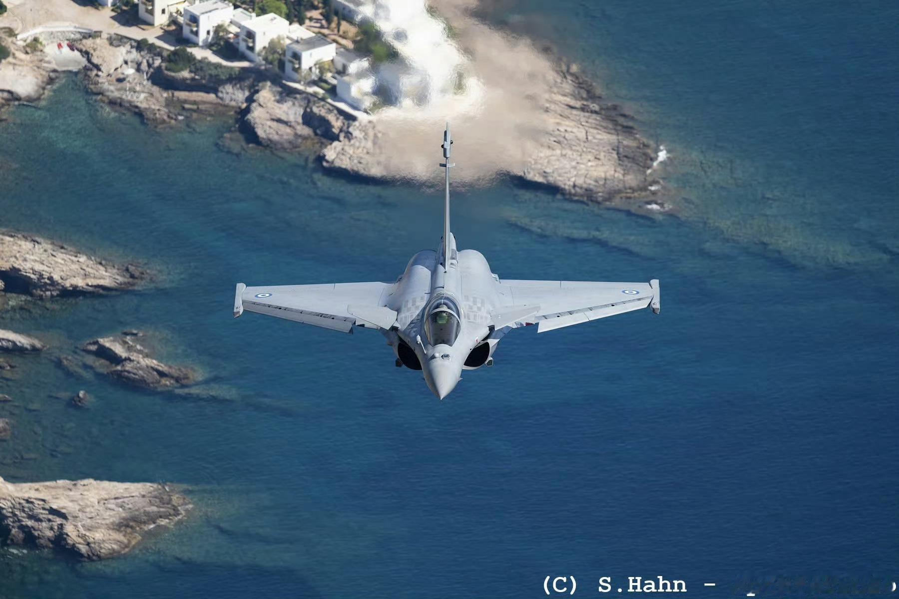 希腊空军（HAF）各机型（阵风、幻影、战隼、鬼怪、M346、T6II）正向视角迎