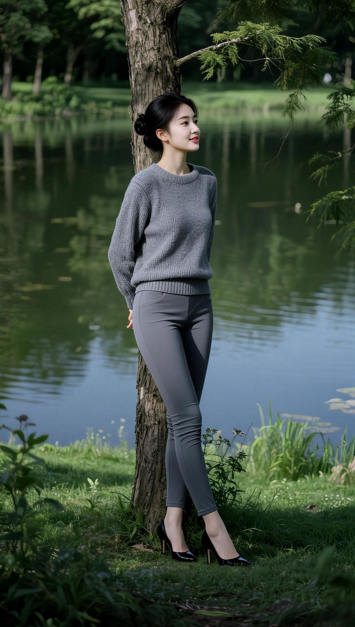 AI湖畔静照 抖音ai创作