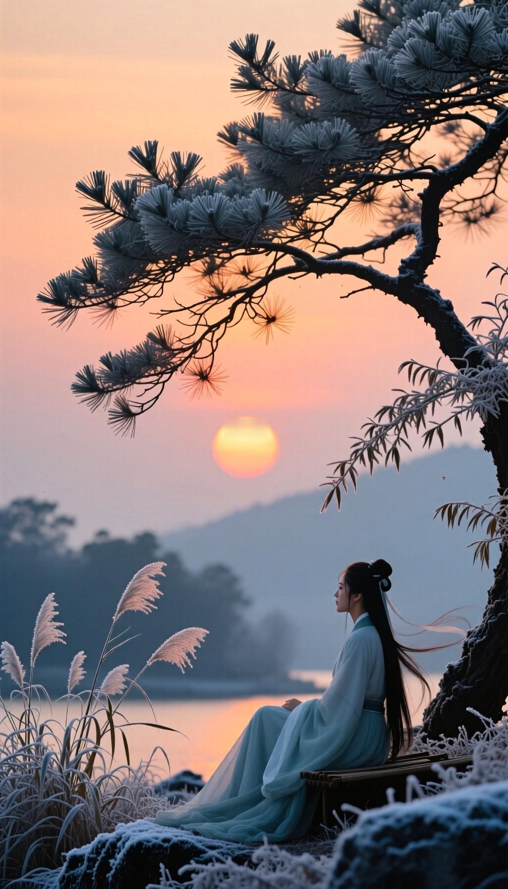 短诗小令·风月闲情
 
晚风衔落日，
疏影染清霜。
人间烟火处，
岁岁皆安长。