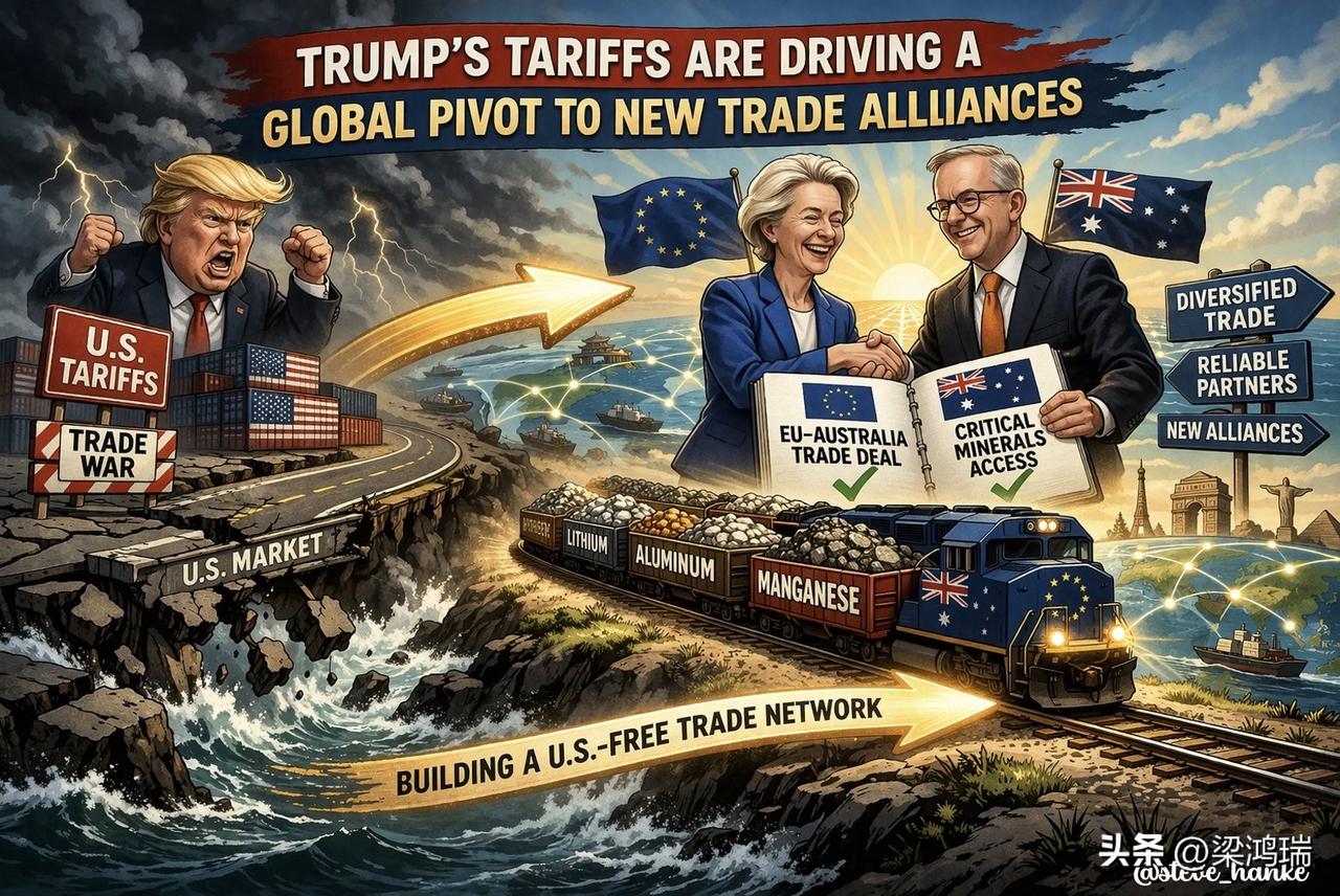 2026年3月24日，欧盟与澳大利亚在堪培拉正式敲定了这项历时八年谈判的自由贸易