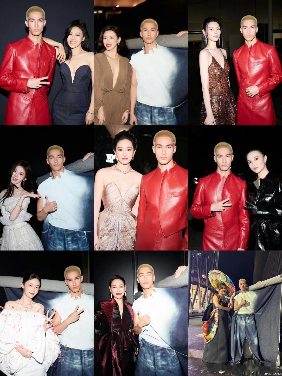 #米卡成为vogue女明星打卡点#米卡追星成功，玫瑰和她的第五个男主同框啦！#米