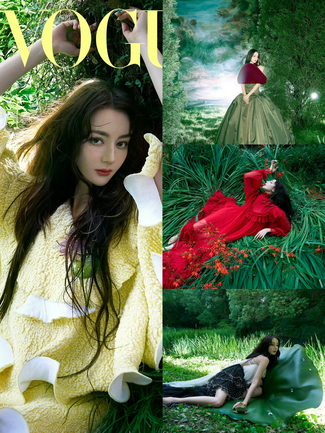迪丽热巴Vogue八月刊仲夏夜之梦｜Dior女郎