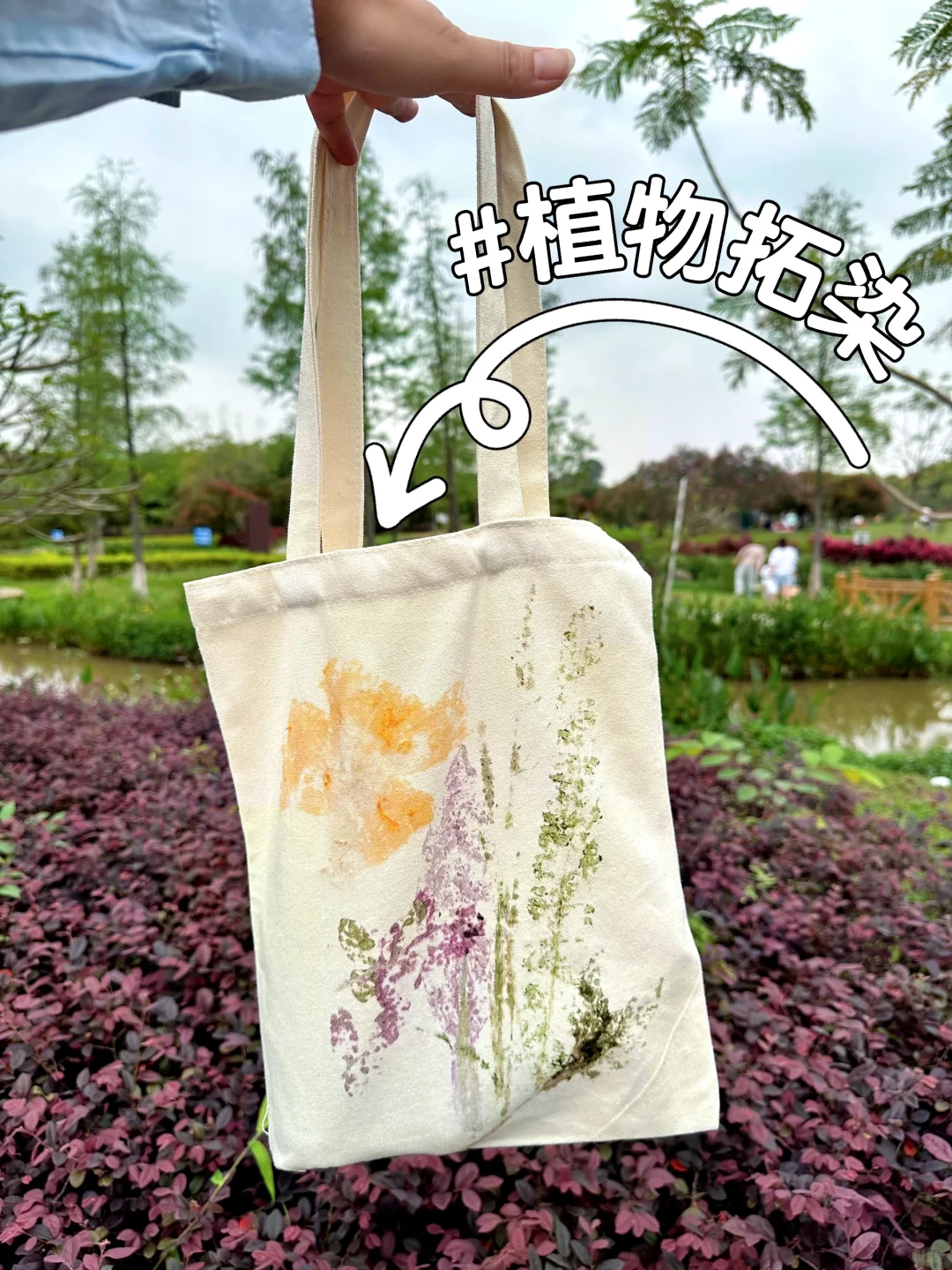 简易版植物拓染帆布包附教程(幼儿园手工)
