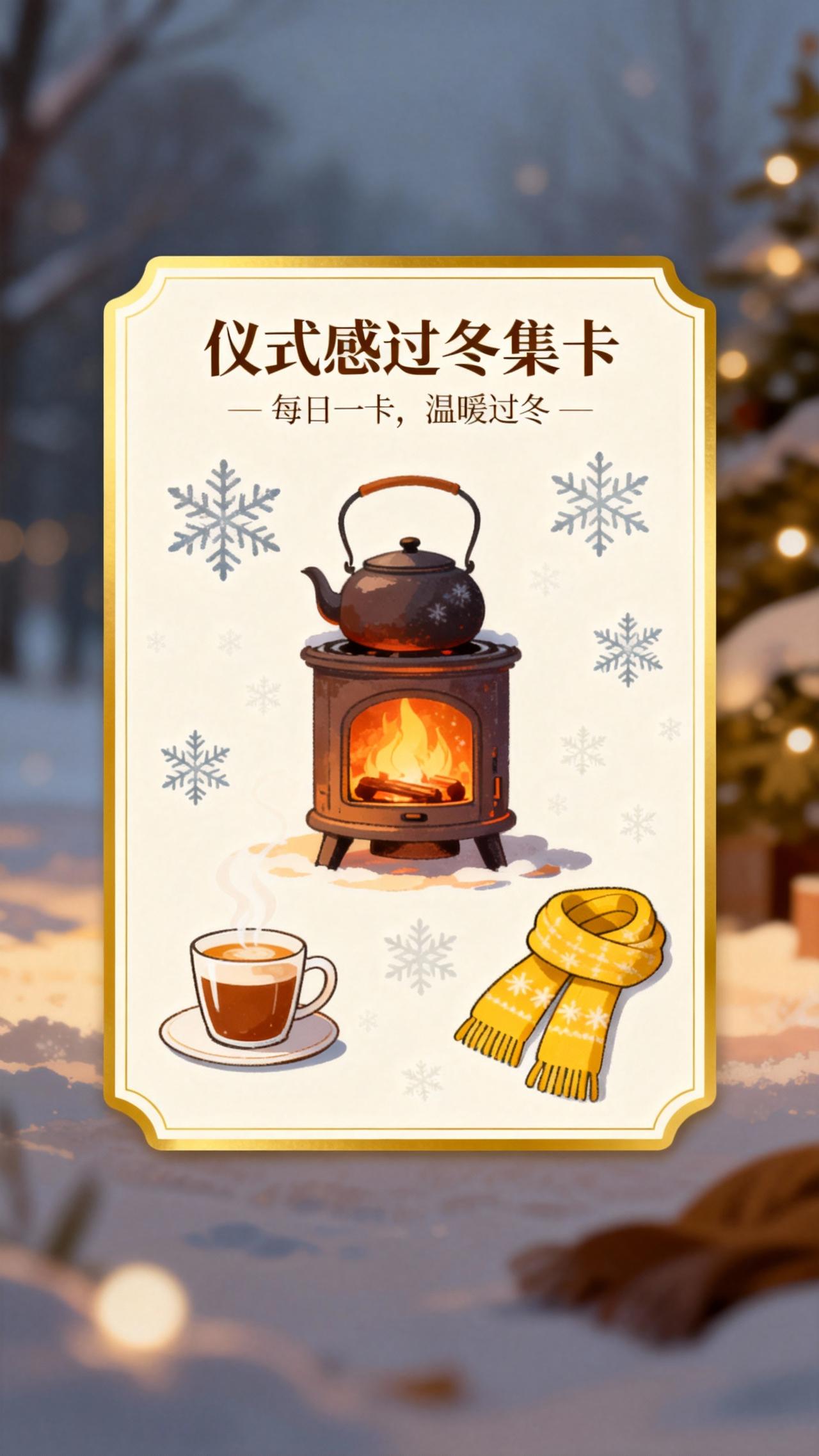 滑雪集卡·冬日赴约卡
 
✅ 集卡成功！换上专业雪服，踩着雪板奔赴雪山之约～ 从