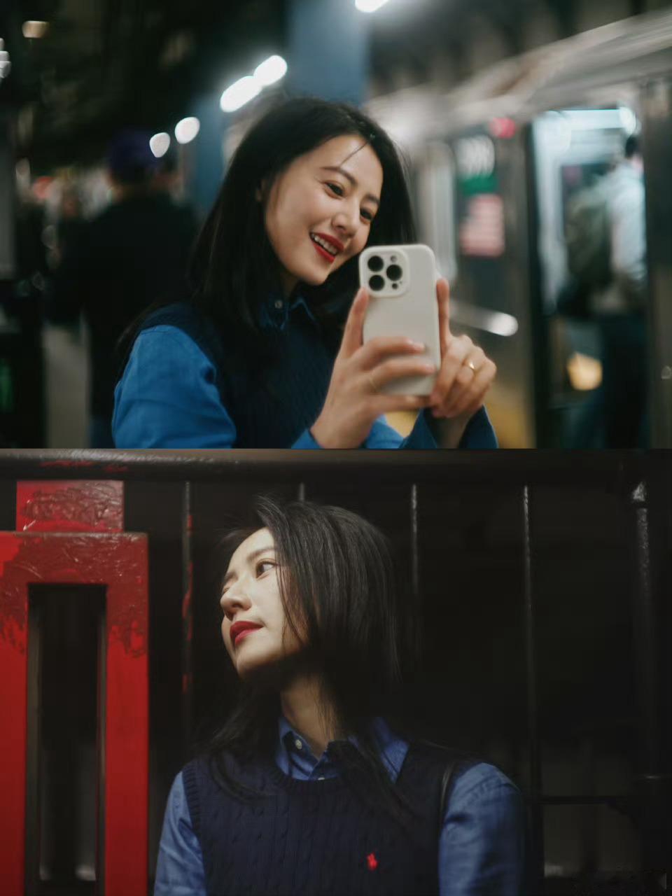 #苏洋拍的高圆圆#苏阳完美的拍出了高圆圆的松弛的美，更像是一幅幅动态的画面！[哈