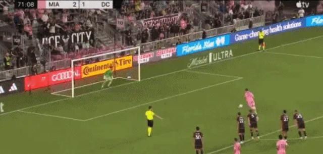 随着迈阿密国际3-2华盛顿特区联，诞生了三个不争事实：
一、点球不进很多人高兴坏