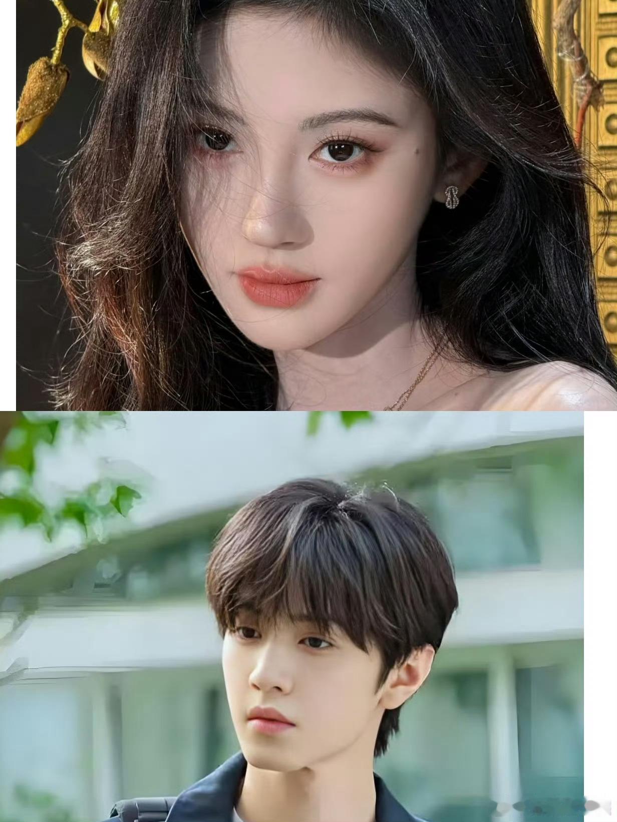 网友评鞠婧祎陈哲远长得像 这对吗？到底哪儿像了[无聊] ​​​