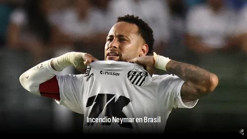 巴媒：内马尔赛后向队友们和教练道歉，桑托斯也不会处罚他在此前桑托斯2-3不敌弗拉