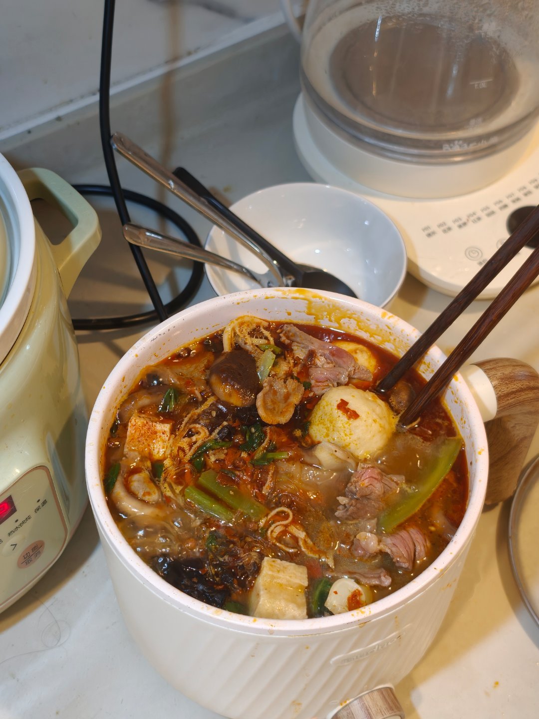 做饭火锅火锅来个豪华版小火锅🍲 