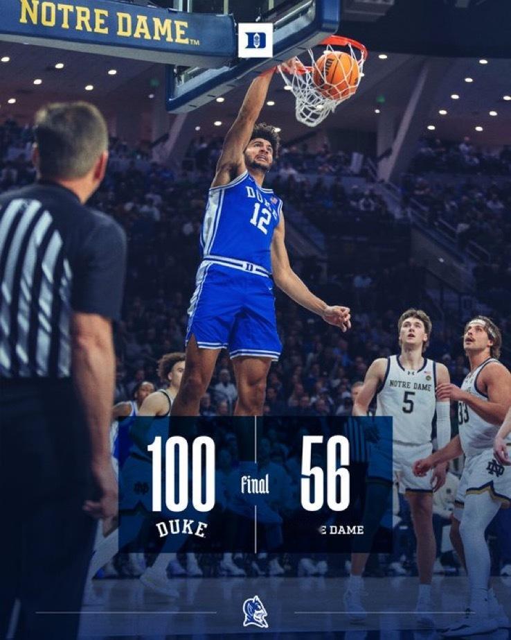 杜克男篮  当上半场Cam一个人的得分🟰对面全队的时候，胜利理所当然（最后得分