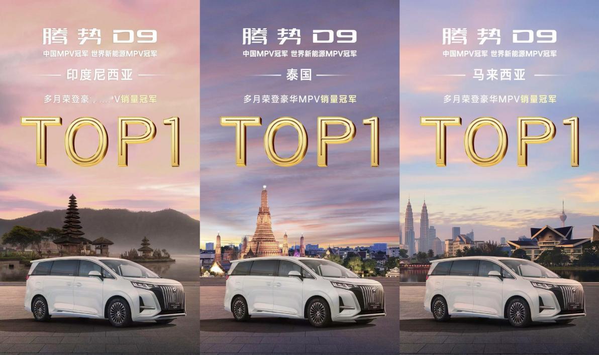 2025 年上半年全球车市竞争，那可谓神仙打架相当激烈啊！其中腾势D9摘得多国豪