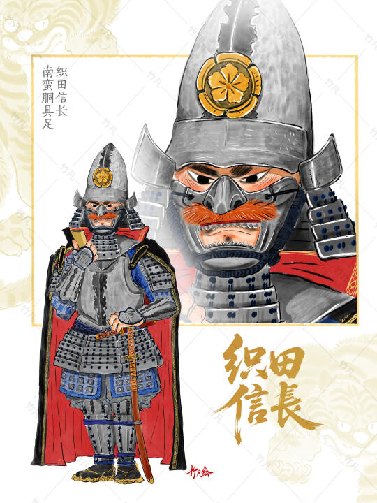 织田信长银制版南蛮胴具足插图