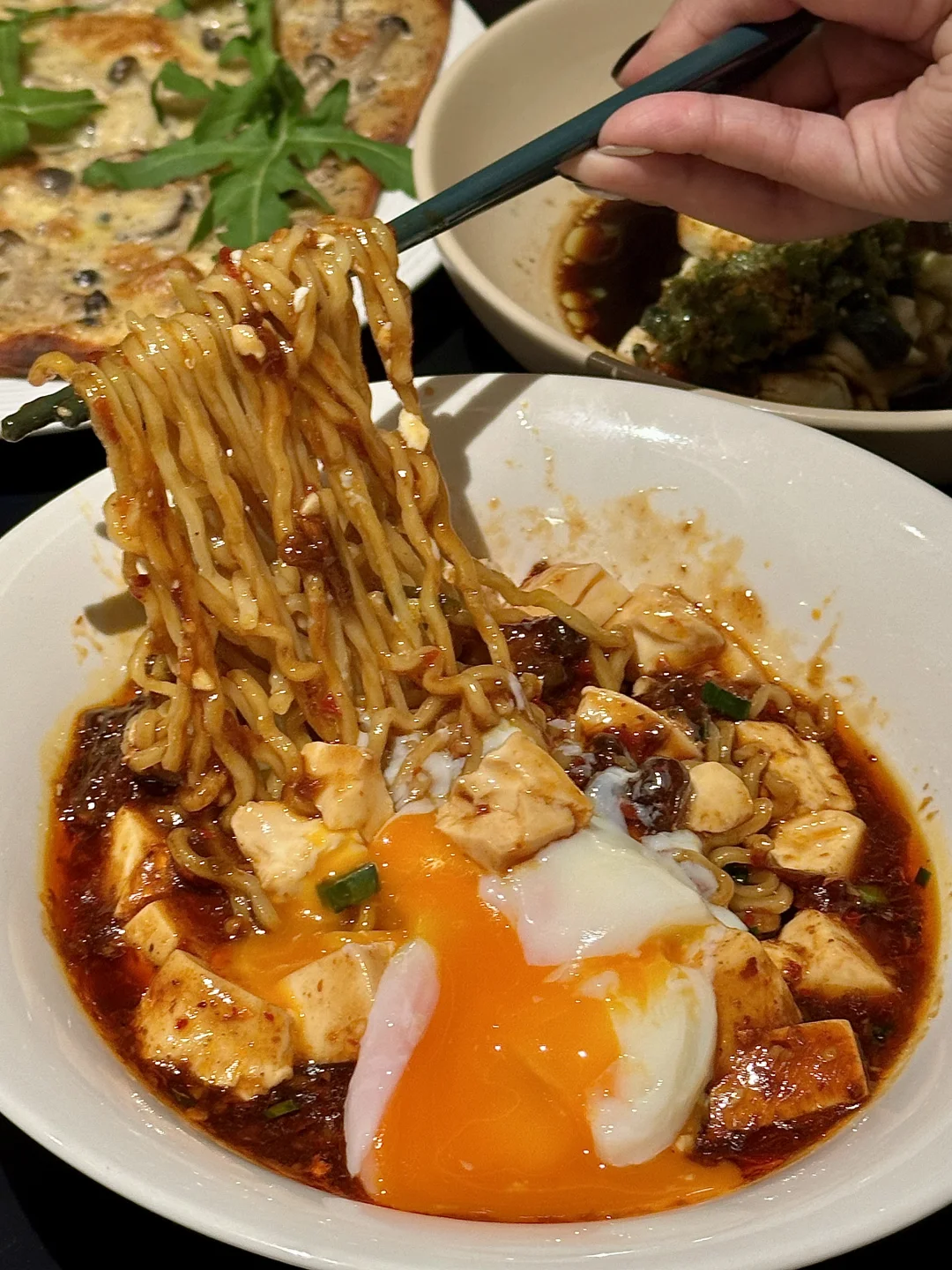 比胡麻还好吃的存在…温泉蛋麻婆豆腐面！ ！