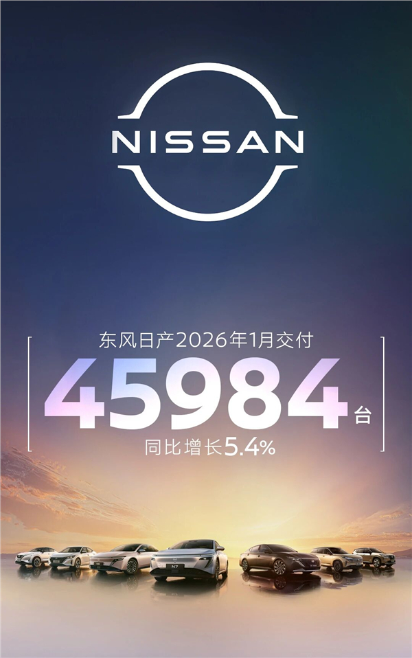 1月大捷！东风日产交付4.6万台力压东本：鸿蒙版天籁立头功 