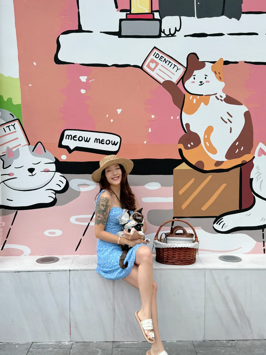 🐈｜看我又发现了愚园路的一面宝藏涂鸦墙！！