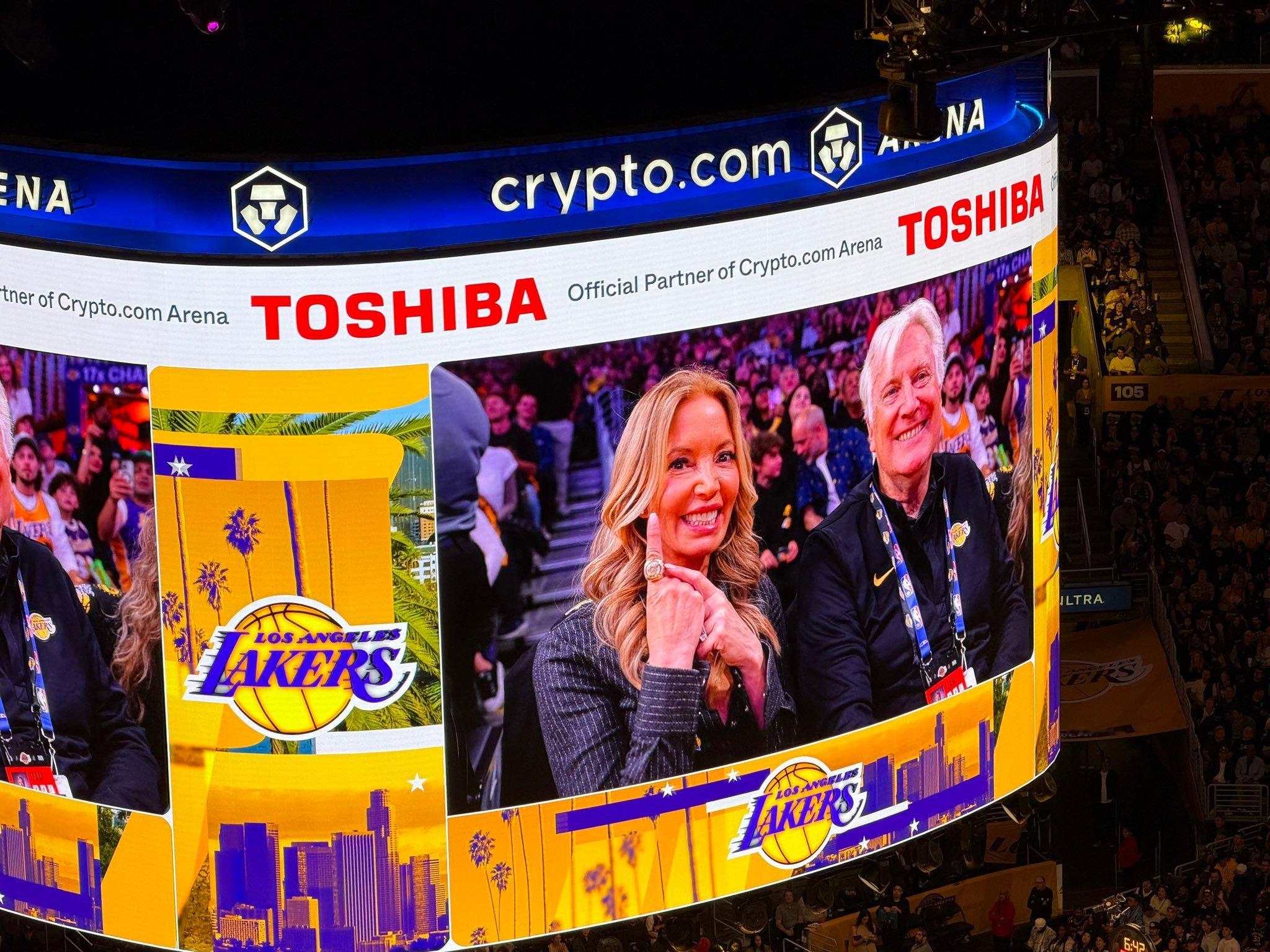 Mark Walter with Jeanie Buss💜💛湖人国度Lake