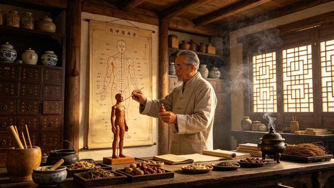 道家养生道教养生道系养生道道多 上班对着电脑一整天，头昏脑涨、脖子发酸；点个外卖