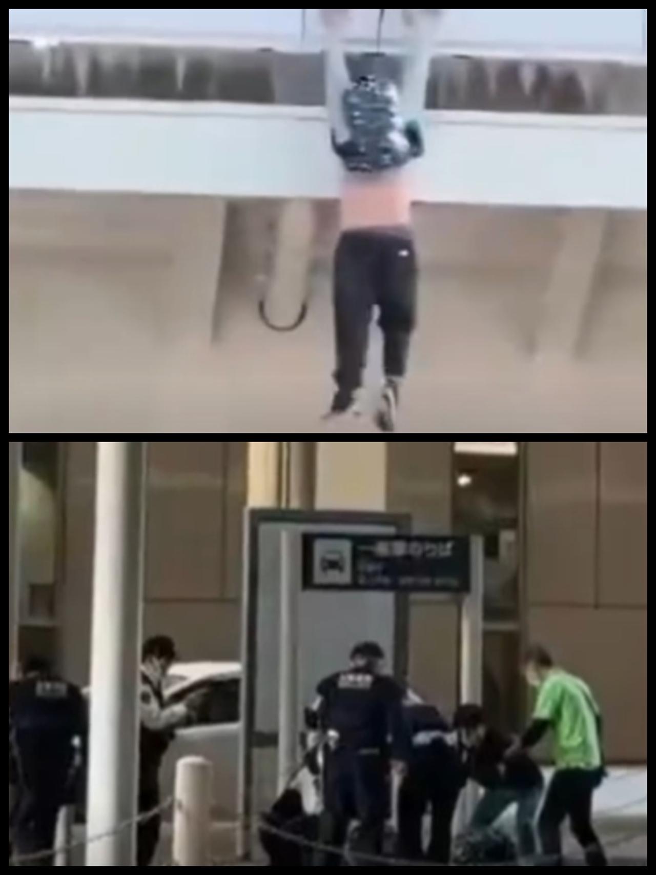 2025年11月25日下午，一名20多岁的中国籍男性游客在日本关西机场第一航站楼