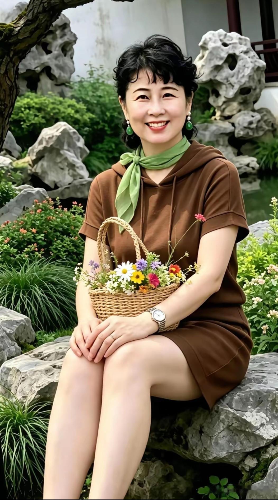 清平乐·园居清欢
 
闲庭石秀，风软繁花茂。
一篮芳艳盈春袖，笑靥温如醇酒。
 