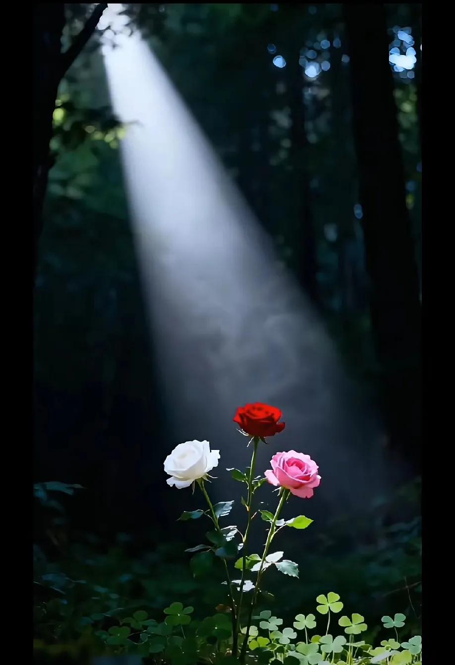 光在暗处写诗，字字都是金箔。
美在破碎处才学会呼吸。
那颤动的光芒里：
瓣是逗点