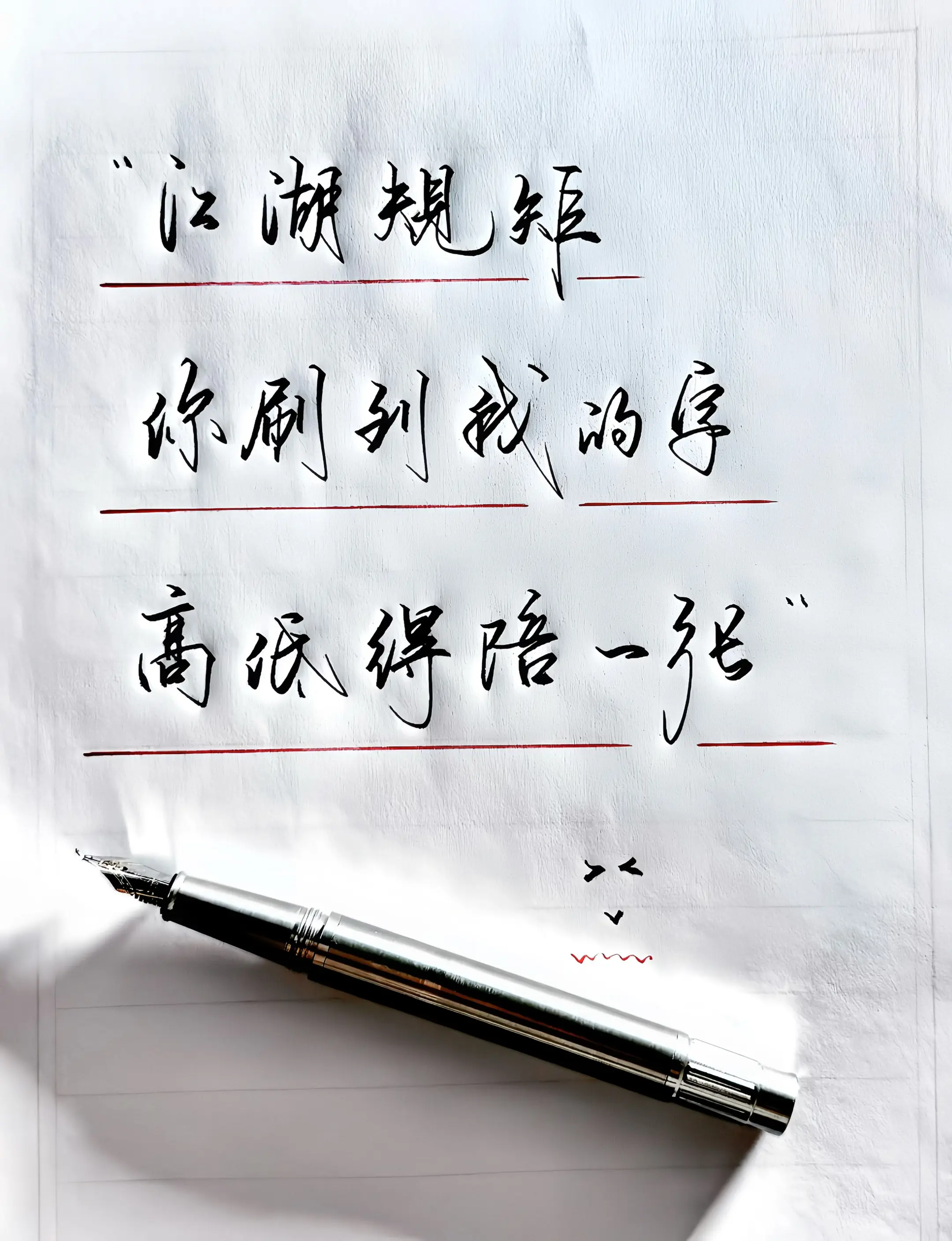 写字是一种生活