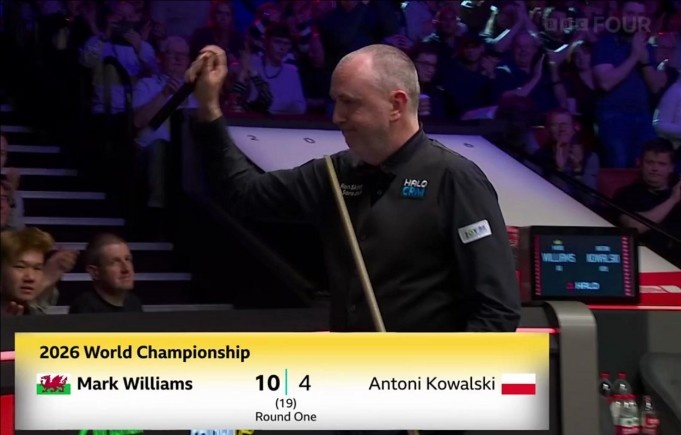 马克·威廉姆斯：我已决定永远不退役，看奥沙利文和希金斯谁先退