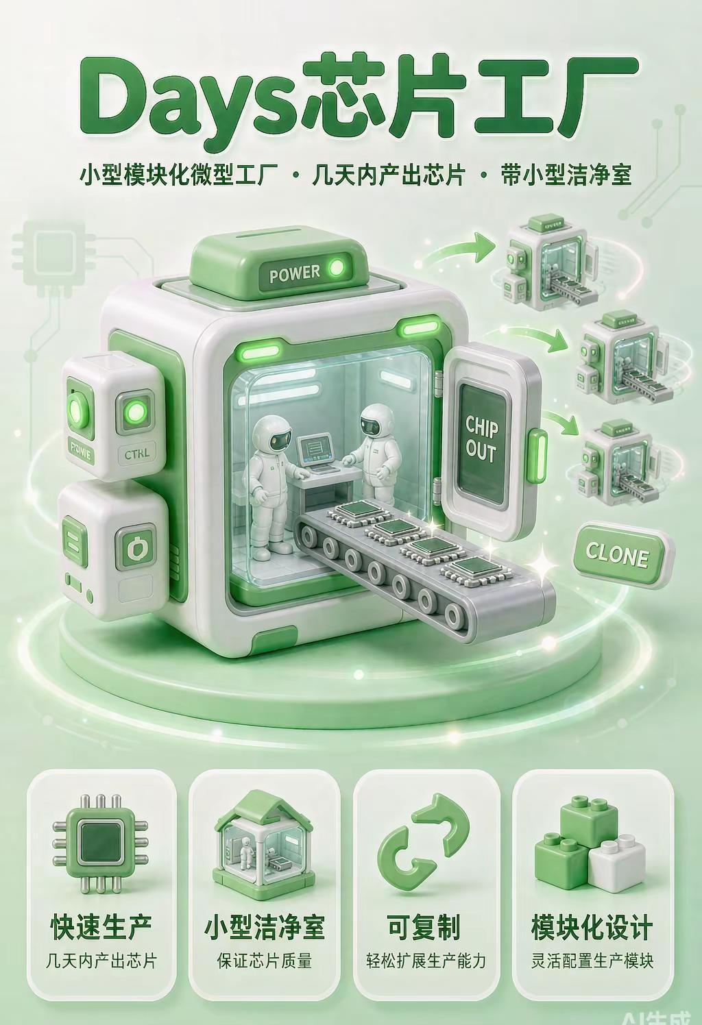 几个月建一座晶圆厂？湃迅推模块化产线，数。半导体公司湃迅（Pragmatic）推