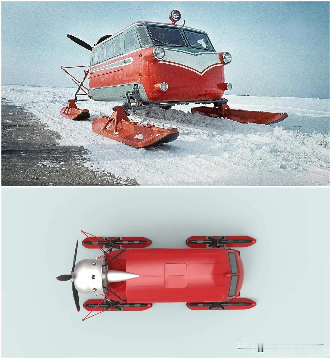 [呲牙] 毛子的脑洞——卡-30雪橇车，该车由卡莫夫设计局于1960年开始研制，