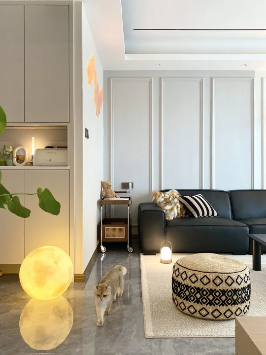 谁懂啊！小户型搭配大黑牛沙发🛋️高级感拉满