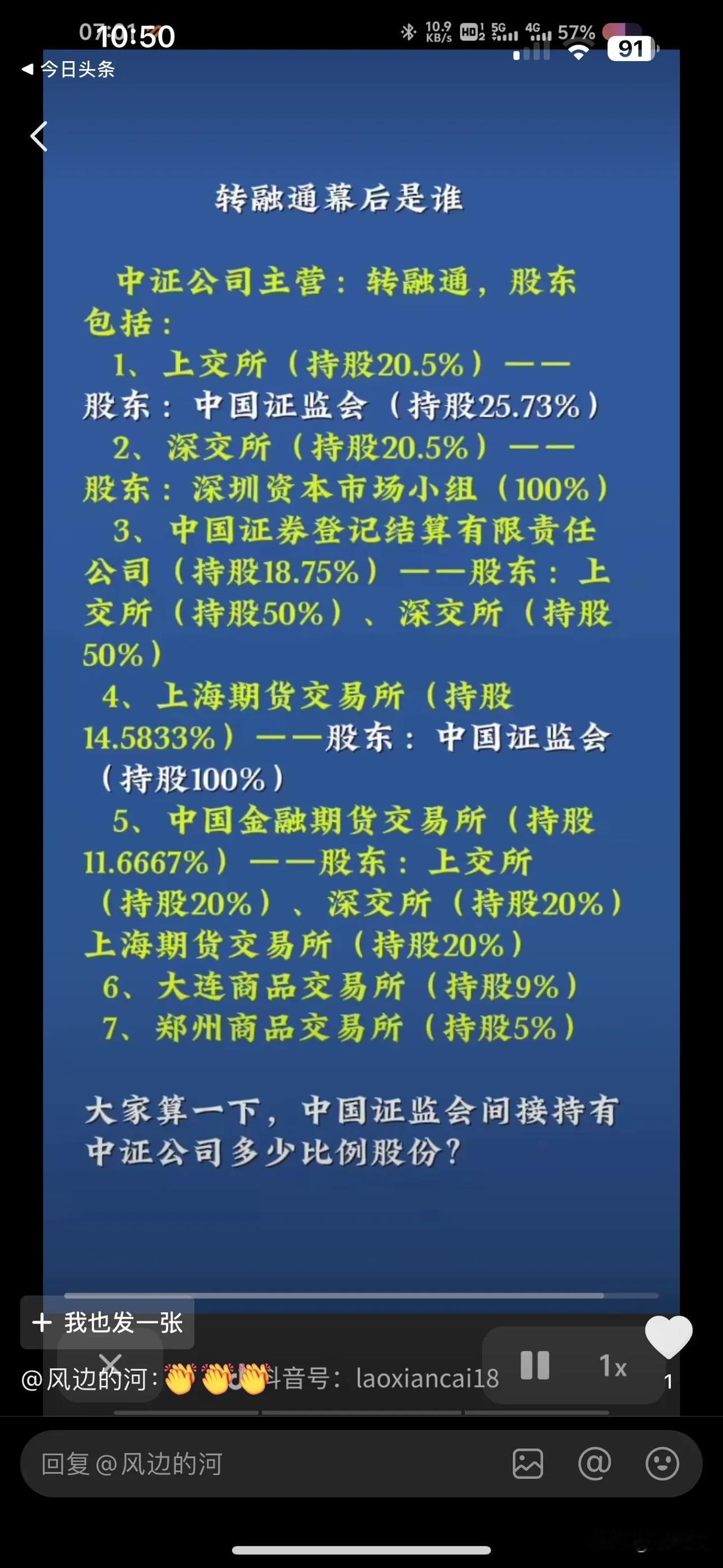 涨知识了！证监会居然持有交易所20%的股份，证监会明明是管理机构，怎么会像公司一