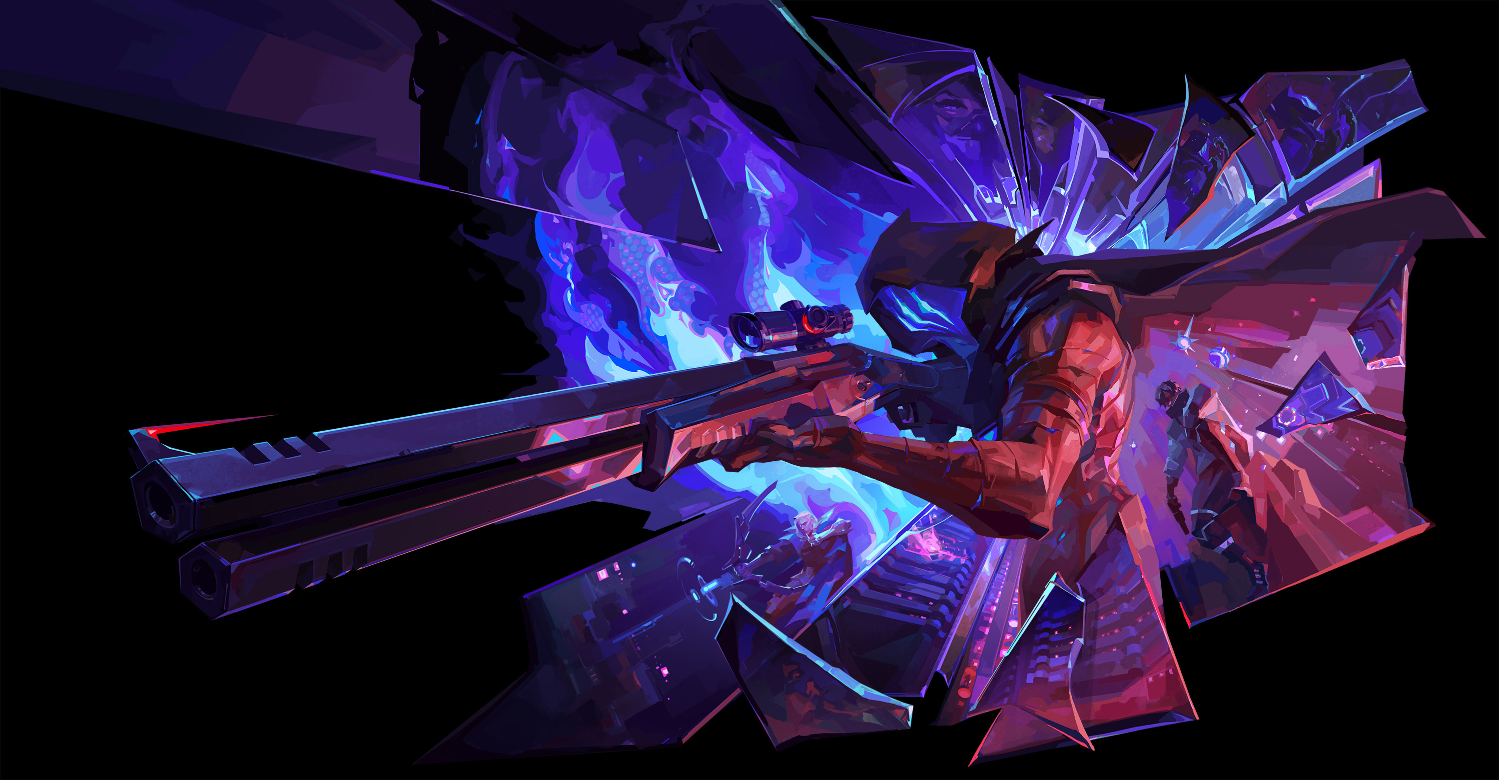 无畏契约新的宣传图及概念设计（cr:Sukeart）无畏契约 ​​​