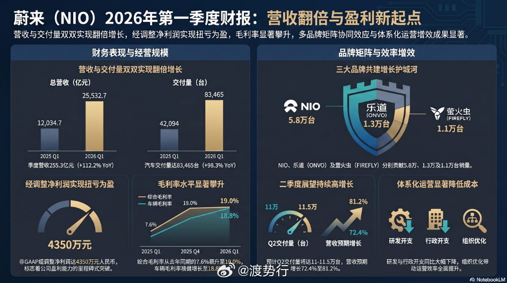 【财报点评】蔚来交出阶段性答卷：降本增效见成效，多品牌矩阵能否撑起“规模经济”？