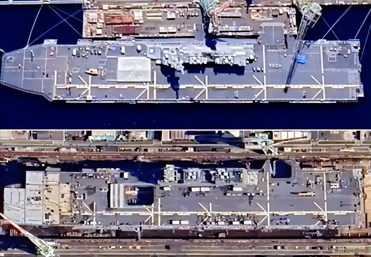 日本想搞远洋作战，这回是动真格的了，美国卫星拍得明明白白，日本“出云”号改航母有