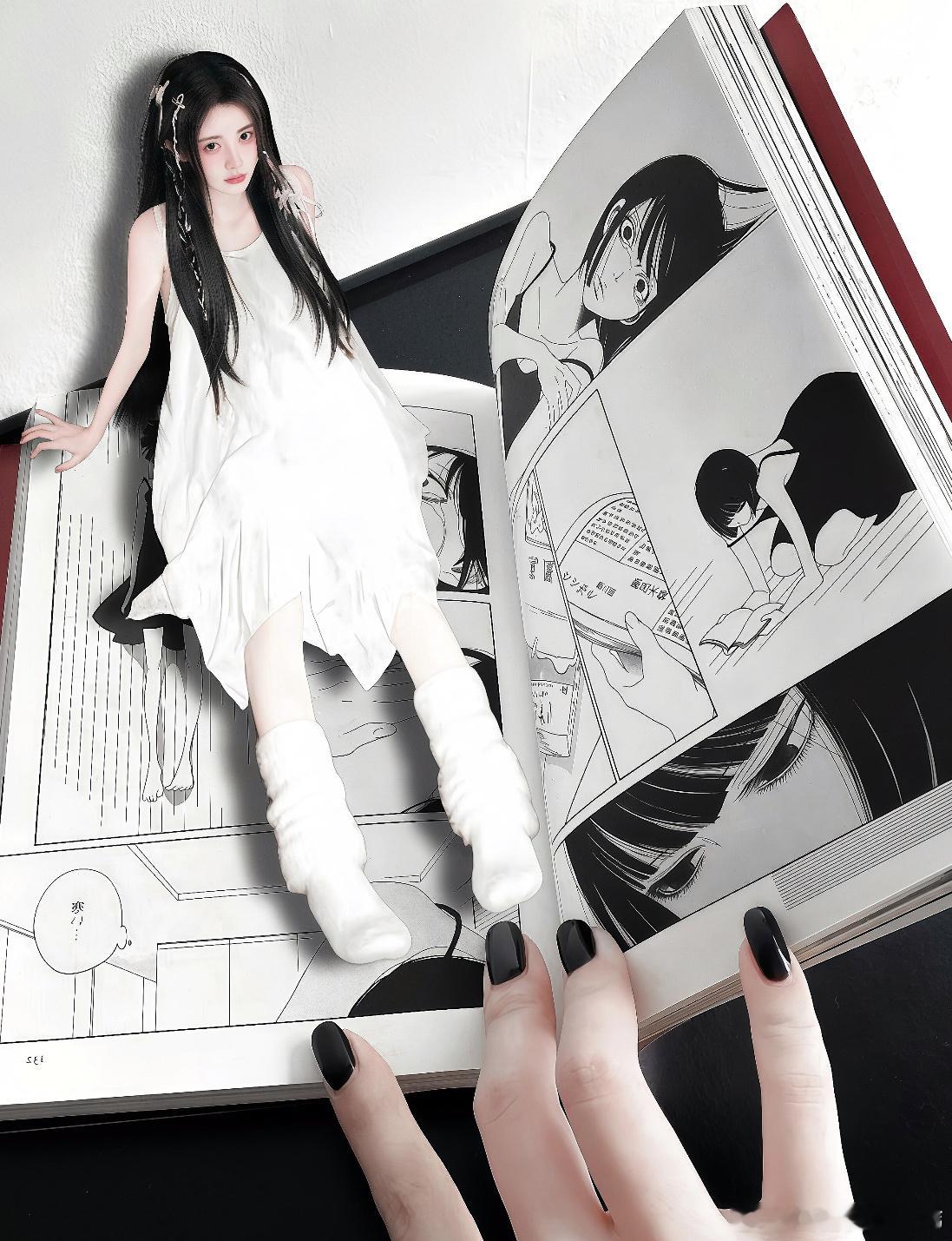 漫画里走出来的一样的感觉 