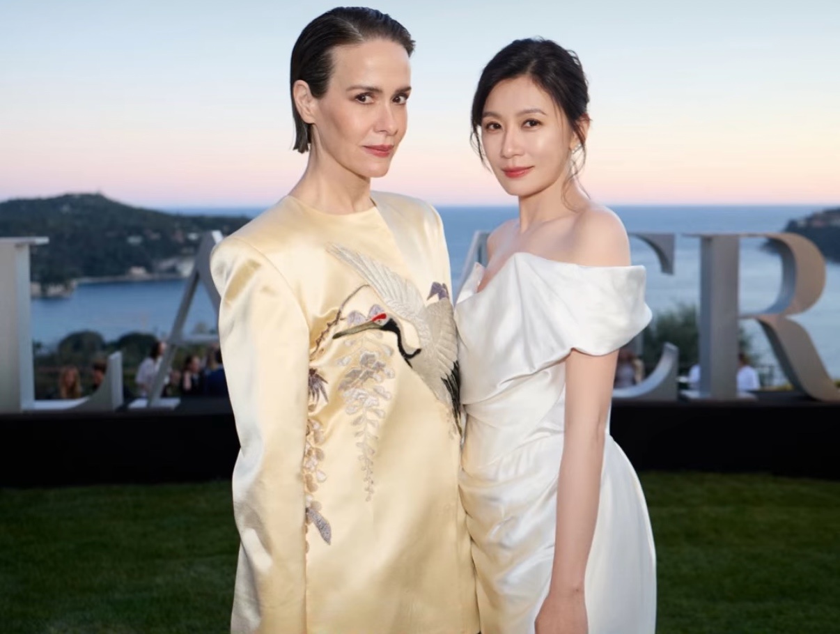 超驚喜！贾静雯同框Sarah Paulson😱😱😱 
