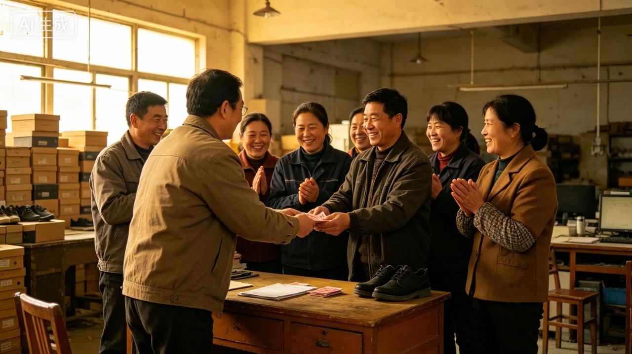 点赞晋江的商人，比个别南安老板好太多了!
晋江商人在我南安老家跟其他人合伙办鞋厂