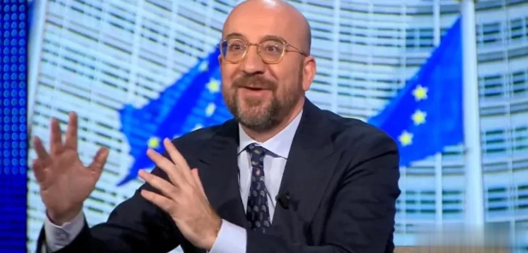 欧洲理事会主席米歇尔认为新卡霍夫卡大坝被炸出大缺口这件事就是俄罗斯干的，他在社交